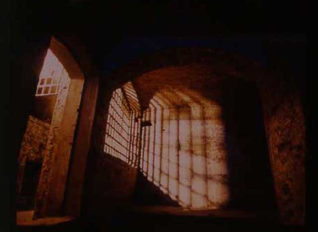 One of the cells in the House of Detention.