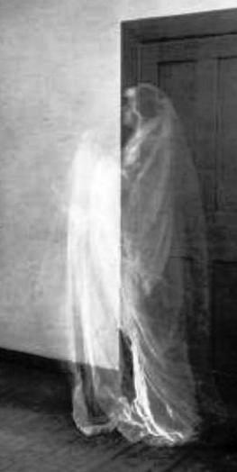 The ghost of a woman