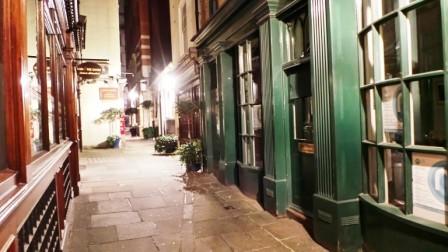One the the haunted alleys we visit in the City of London.