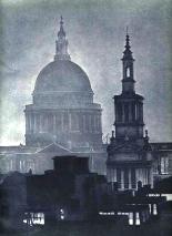 St Paul's by night.