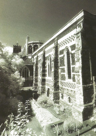 The priory church of St Bartholomew the Great, haunt of the phantom monk.