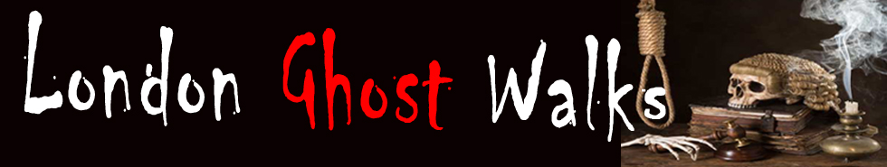 The London Ghost Walks header banner.